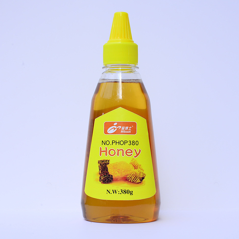 Ampolla de plàstic de 380 g de mel