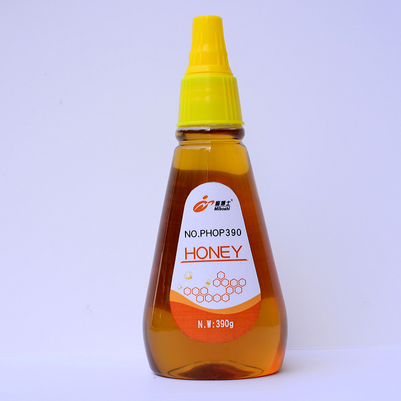 390 g méz műanyag palackban