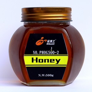 500g glass bottle honey 1