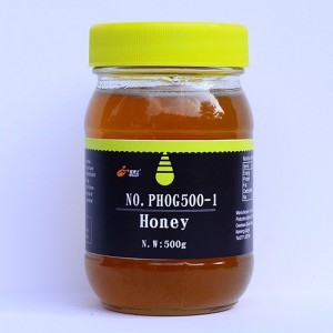 500g glass bottle honey 3