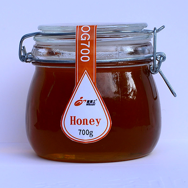700g glass bottle honey